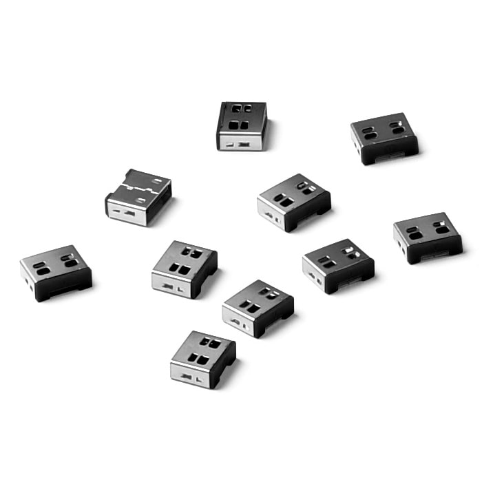 SMARTKEEPER ESSENTIAL 10x USB-A Blocker Schwarz SLSART-0015