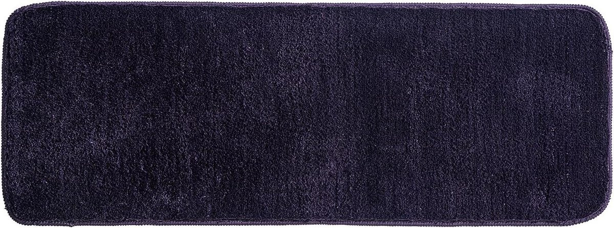 Antislip absorberende badmat in donkerpaars, 45 x 120 cm