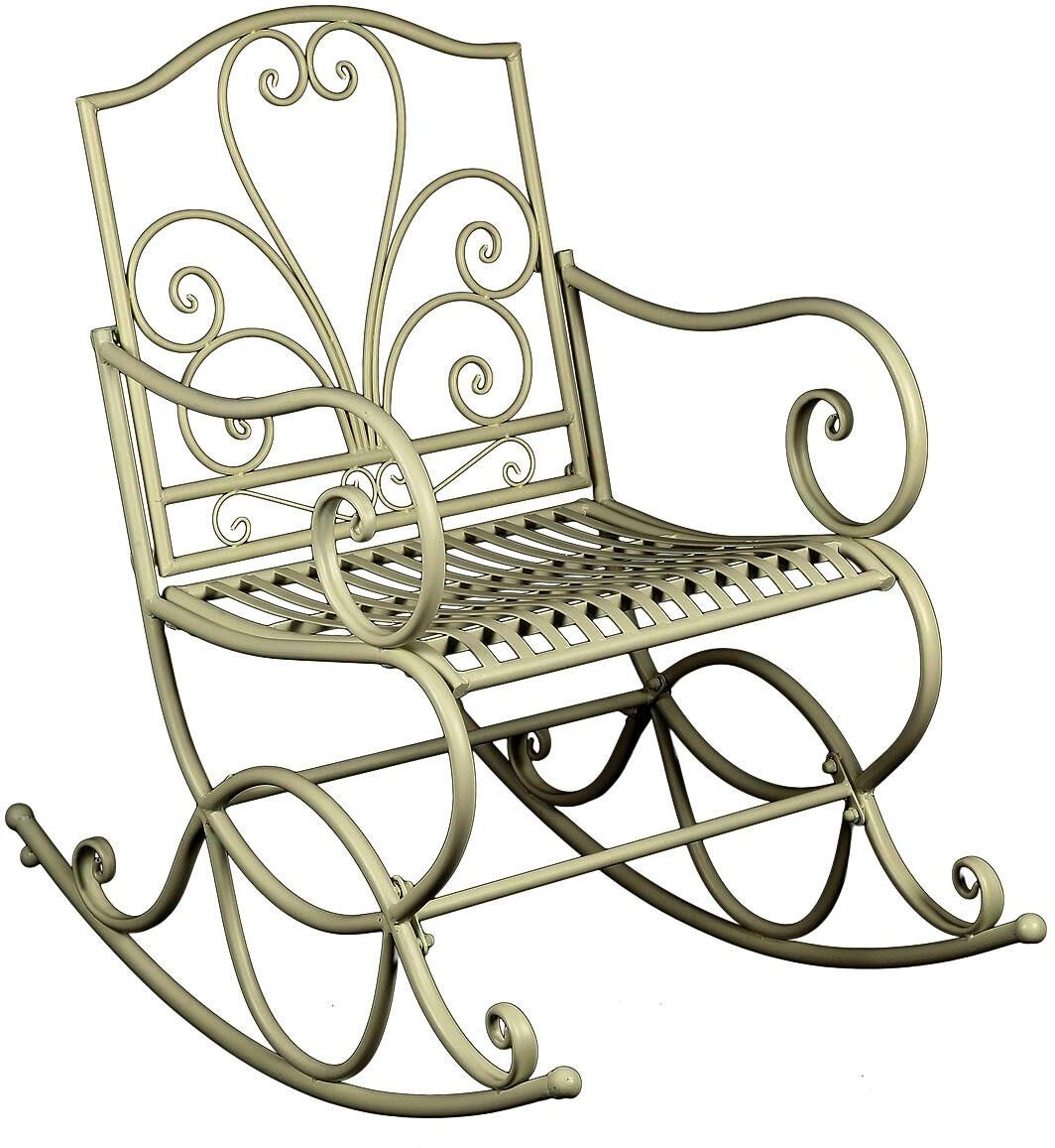 Schaukelstuhl HOME AFFAIRE, weiss (weiß), B:60cm H:100cm T:92cm, Stühle, Schaukelstuhl weiß B/H/T: 60cm x 100cm x 92cm