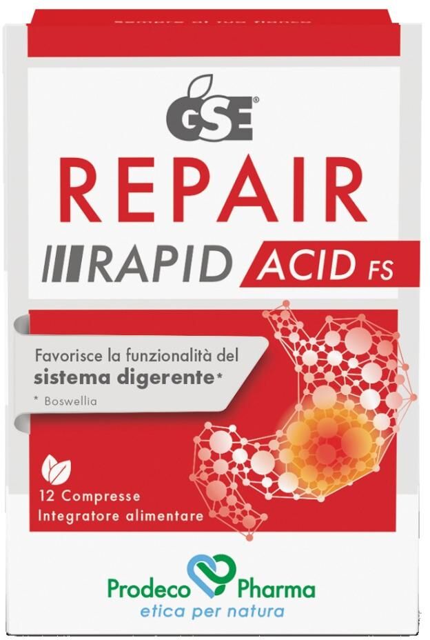 PRODECO PHARMA Srl GSE REPAIR RAPID ACID FS 12CPR