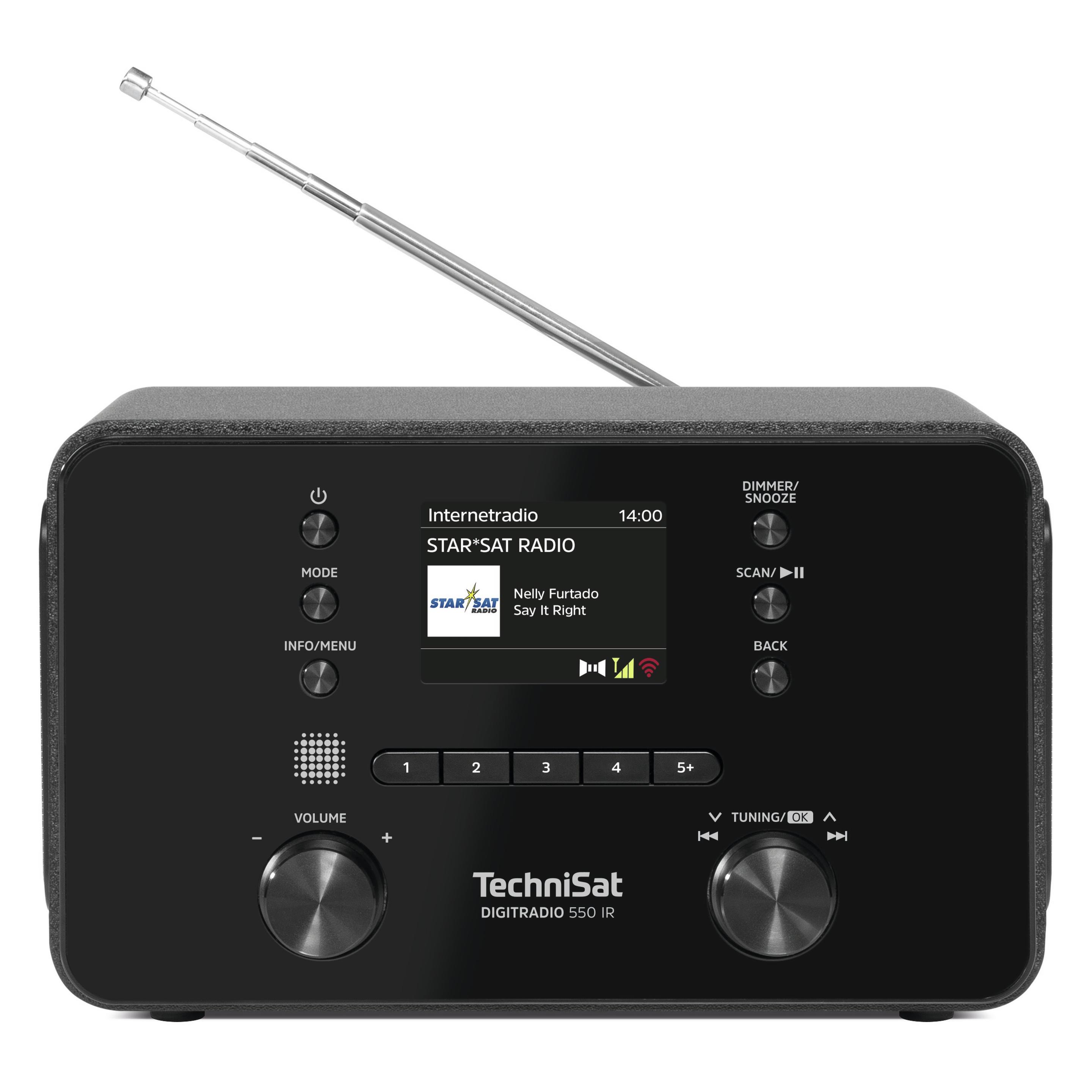 TechniSat DigitRadio 550 IR (DAB+, FM, Internetradio, UNDOK, WLAN) (0000/3995)