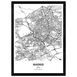 POSTER Madrid - Spanien A3 Rahmenlos