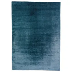 SCHÖNER WOHNEN-Kollektion Webteppich Aura 140 x 200 cm Mischgewebe Blau