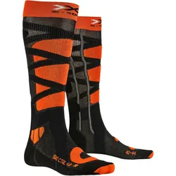 X-SOCKS Control 4.0 Skisocken anthracite melange/x-orange 39-41