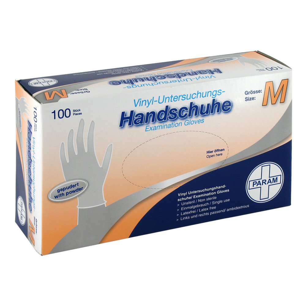 Param GmbH Handschuhe Einmal Vinyl gepudert M 04819027