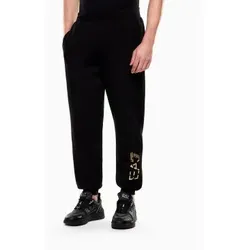 EA7 für Herren. 7M001565_AF17787 Premium Label-Hose Schwarz (XXL), Lässig, Sportlich, Baumwolle, Sportbekleidung, Multisport