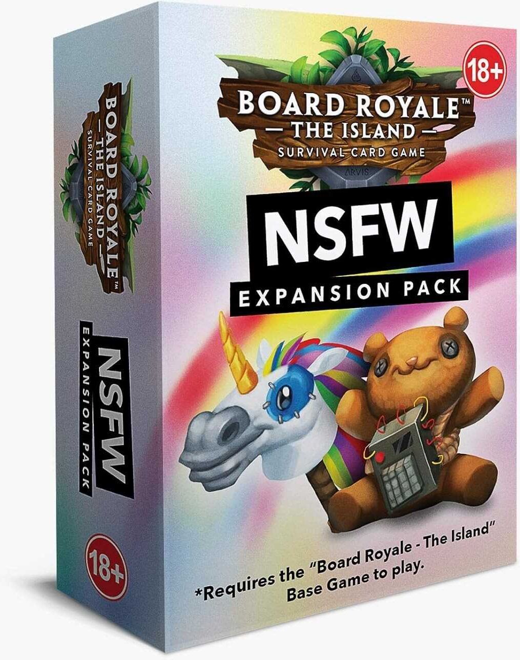 Arvis Games Board Royale NSFW Expansion Pack for Mature Players, Adult-Oriented Graphic Content, Card Game Expansion