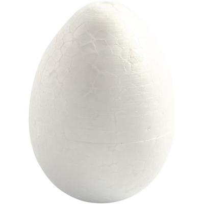 Creativ Company Styropor-Eier, H 10 cm, Weiß, 25 Stk