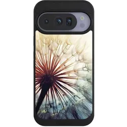 Nivocase Handyhülle für Google Pixel 10 Pro Hülle NIVOpure Case Schwarz Blumen Fotografie Pusteblume (Google Pixel 10 Pro), Smartphone Hülle, Schwarz