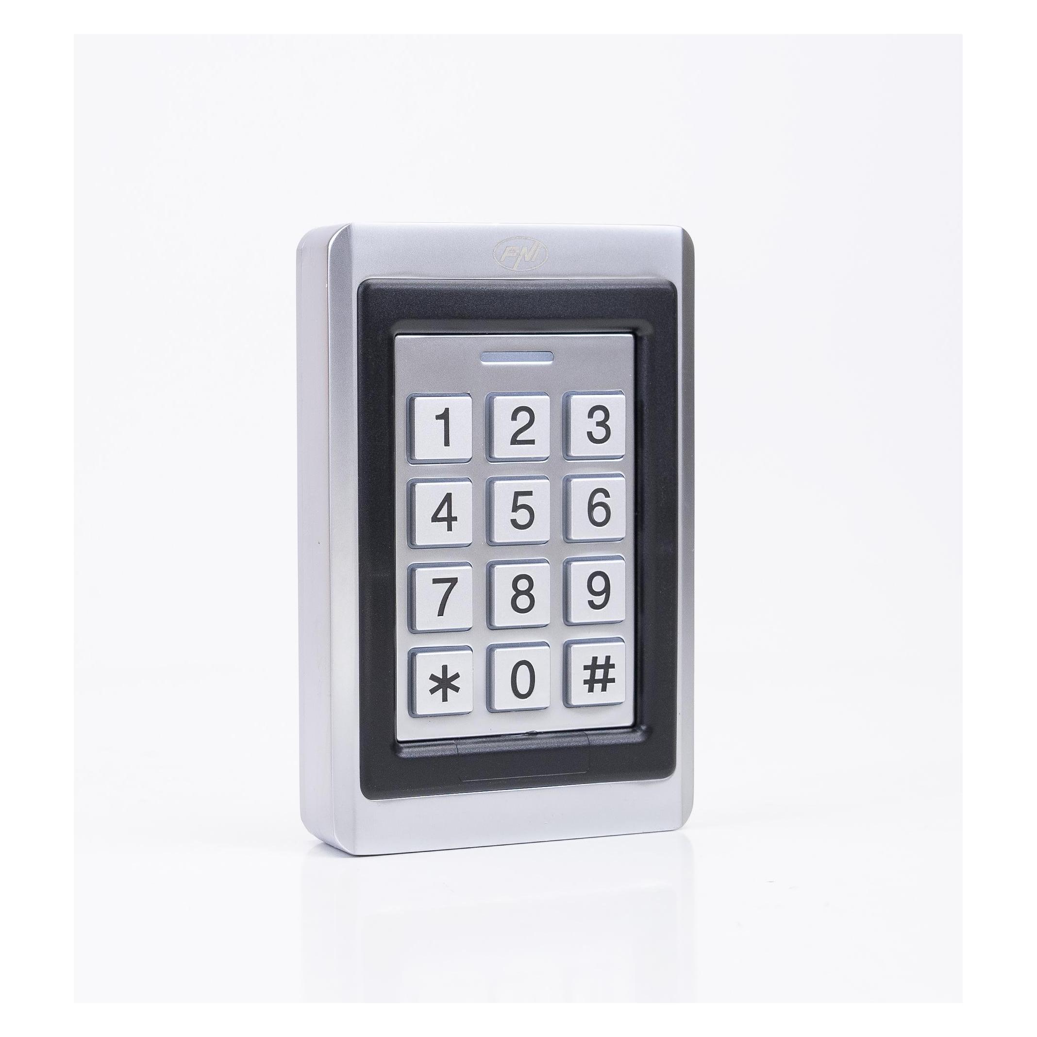 PNI Zutrittskontrolltastatur DK110, eigenständig, aussen und innen, IP54 (Elektronische Zahlenkombination, Schlüsselkarte) (43698449)
