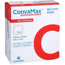 Convamax Superabsorber nicht adhäsiv 7,5x7,5 cm