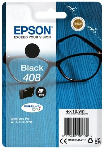 Epson 408L DURABrite Ultra Ink Black, 2200 Seiten
