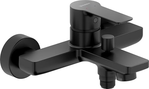 Duravit D-Code ééngreeps opbouw badmengkraan DC5230001046 Zwart mat