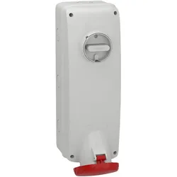 Schneider Electric PKB63P534 Wandsteckdose verriegelt, 63A, 3p+E, 380-415 V AC, IP65