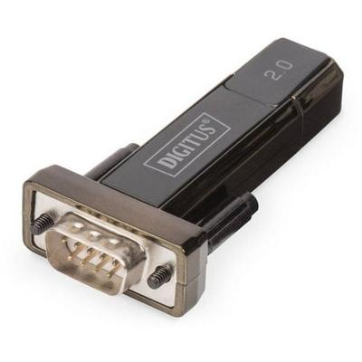 Digitus USB 2.0, Seriell Adapter [1x USB 2.0 Stecker A - 1x D-SUB-Stecker 9pol.] DA-70167 0.80 m vergoldete Steckkontakte