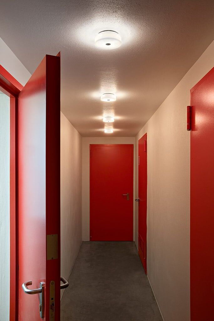 Flos Mini Button Wandleuchte / Deckenleuchte (Glas) Glas