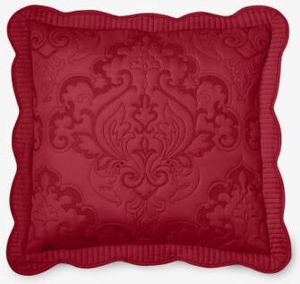 Amelia Euro Sham by BrylaneHome in Berry (Size EURO)