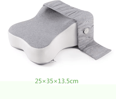 Inspire Essentials Orthopedic Memory Foam Leg Pillow For Side Sleepers With Adjustable Strap For Knee And Hip Alignment Orthopedic Memory Foam Leg Pillow For Side Sleepers With Adjustable Strap For Knee And Hip Alignment