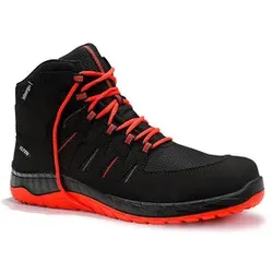 Sicherheitsstiefel MADDOX Compo black-red Mid ESD S3S, Gr. 43 - schwarz - 43