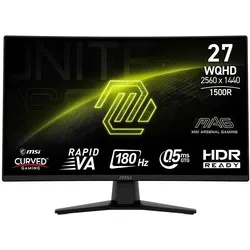 MSI MAG 274CQFDE (2560 x 1440 Pixel, 27"), Monitor, Schwarz