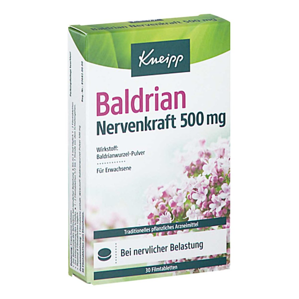 Kneipp GmbH Kneipp Baldrian Nervenkraft 500 mg Filmtabletten 19126229