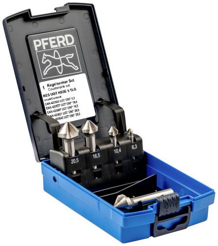 PFERD TOOLS SET UGT HSSE DIN 335 C90° 5TLG 25202194 Kegelsenker-Set 6.3 mm, 10.4 mm, 16.5 mm, 20.5 mm, 25mm HSSE-Co