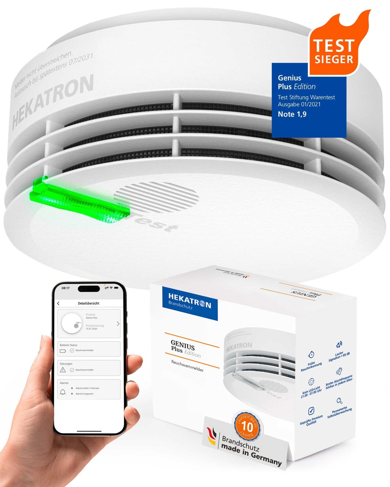 Hekatron Genius Plus Rauchmelder