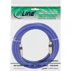 INLINE Cinch Kabel Video & digital Audio, Cinch St/St, 3m, vergoldete Stecker, Premium