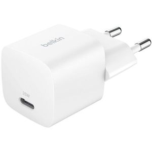Belkin USB-Ladegerät BoostCharge, 25 Watt, weiß, 1x USB-C, 1 Port, Schnellladegerät