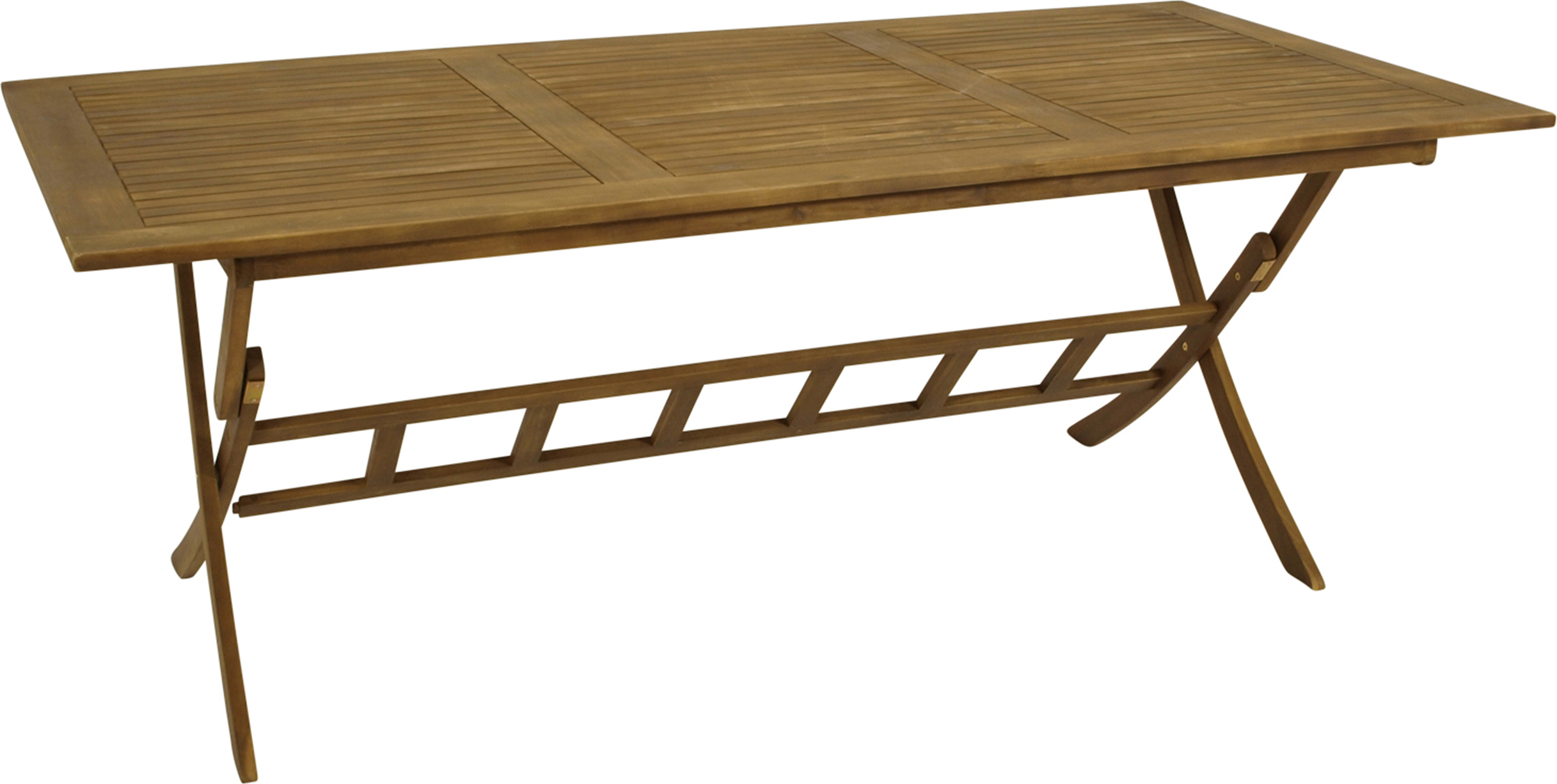 TPFGarden KLAPPTISCH Paignton- Garten-Esstisch 200x100cm, Höhe 75cm, aus Akazienholz, Oberfläche geölt. BxTxH: 100x200x75 cm