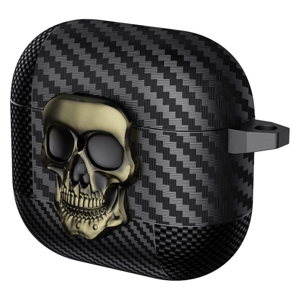 Cover-Discount AirPods 4 - Skull Schutzhülle mit Karabiner (Kopfhörer Hülle) (71283597)