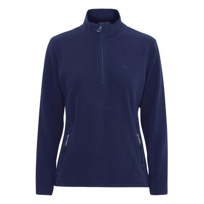 Outdoorjacke NORTH BEND "Troyer NBConni", Damen, Gr. 46, blau (navy blazer), Obermaterial: 100% Polyester PES., Pullover Outdoorjacke