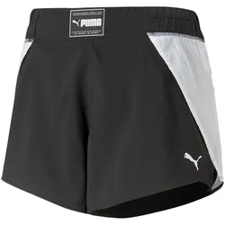 PUMA Fit Fashion Woven Flow Shorts Damen 01 - PUMA black L