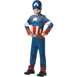 Rubies Captain America Classic Kostüm Kostüm (3-9 Jahre)(Grösse 128/L) (L)