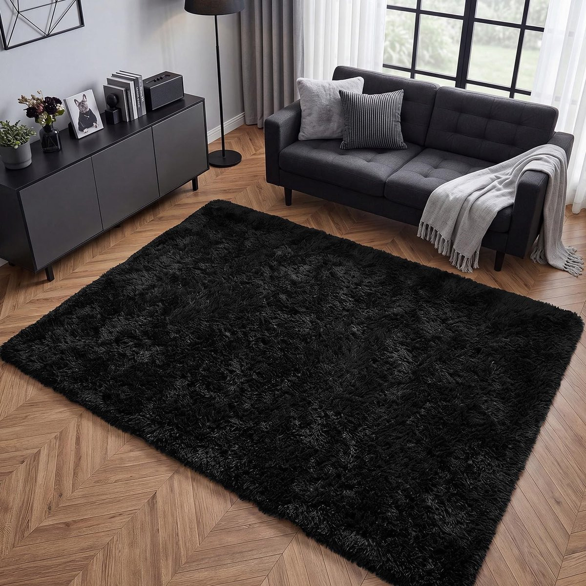 Elzusha Wasbaar Antislip Vloerkleed voor Woonkamer en Keuken