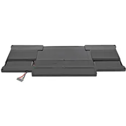 Mitsu BATTERY BC/AP-A1377 (APPLE 5200 MAH 38 WH) - Batterie (4 Zellen, 5200 mAh), Notebook Akku, Schwarz