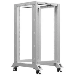 Lanberg OFFENES RACK 19 22HE 600X800 GRAU (22 HE, 19 Zoll Rack), Serverschrank, Grau