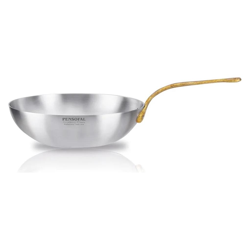 Pensofal 4904-E Academy Class Wok Sauté Pan With Cast Brass Handle 28cm (Aluminium) (PEN4904-E)