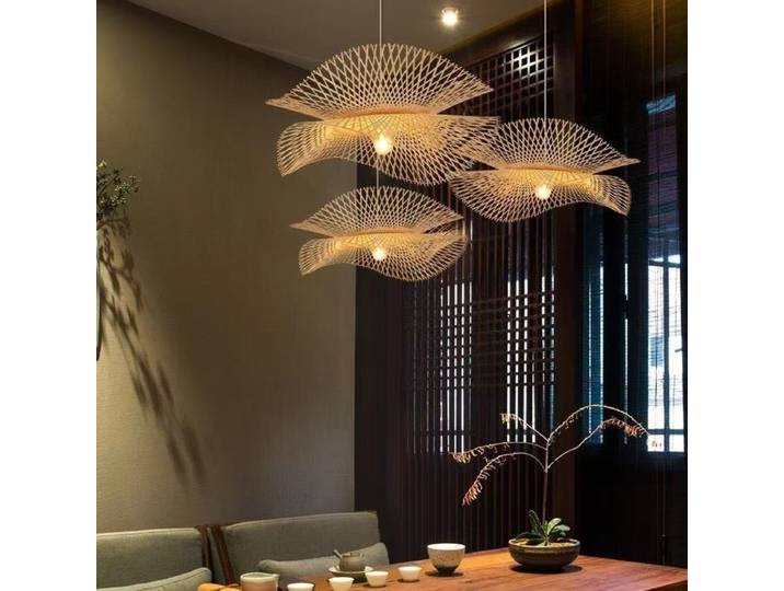 Suspension artisanale pour îlot de cuisine, lustre de restaurant, luminaire