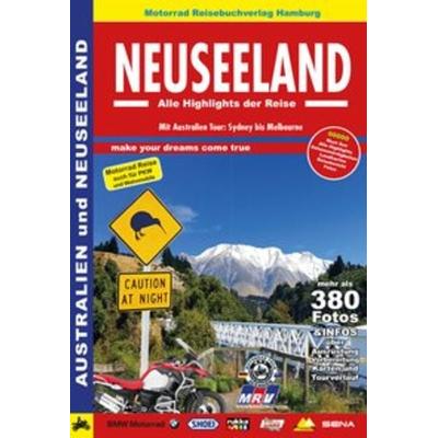 Neuseeland, Alle Highlights der Reise, Taschenbuch von Marcus Bornemann, Motorrad Reisebuch Verlag Hamburg, 978-3-9819443-1-0