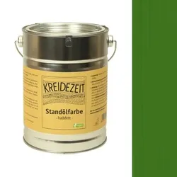 Kreidezeit Standölfarbe halbfett grün - 2,5 l Dose