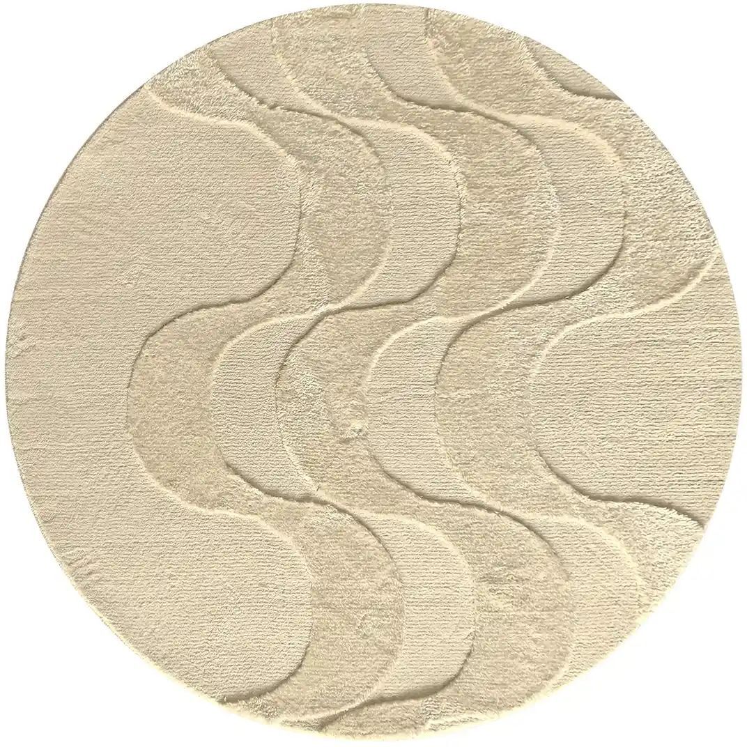 como Webteppich  Malibu ¦ beige ¦ Synthetische Fasern,Baumwolle Ø: 160
