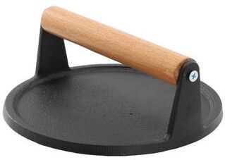 MegaChef 7.5 Inch Round Heavy Duty Cast Iron Grill Press