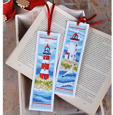 Lesezeichen "Leuchtturm Nordsee", 2er-Set