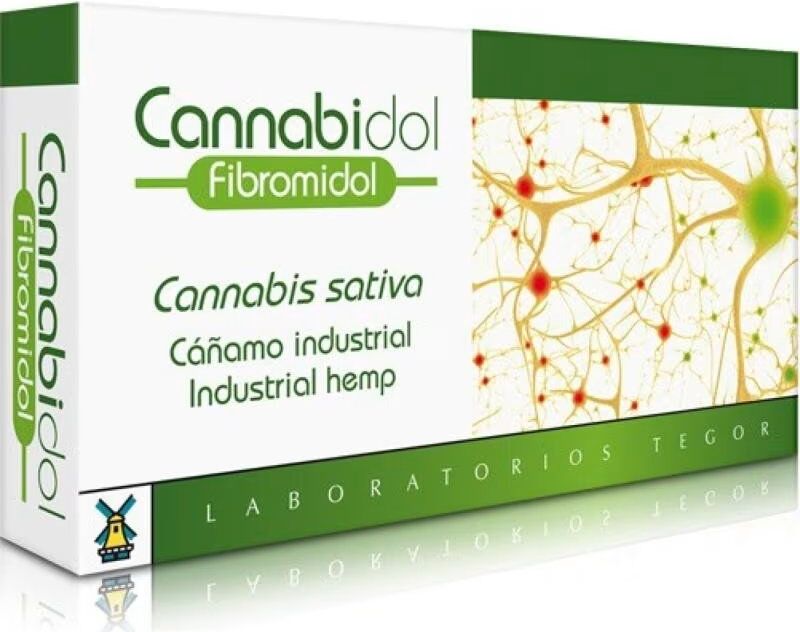 Tegor Fibromidol Cannabidol - Complemento Alimenticio Talla Única Unisex