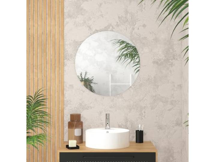 AURLANE Miroir Salle de Bain Rond - Diamètre 60cm - GO