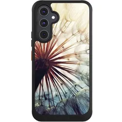 Nivocase Hülle für Samsung Galaxy A54 5G Handyhülle NIVOcore Case Schwarz Blumen Fotografie Pusteblume (Samsung Galaxy A54 5G), Smartphone Hülle, Schwarz