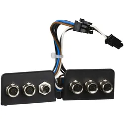 Schneider Electric VW3L40420 2 Einschübe jeweils 2x M8-Buchse E/A-Signale und 1x M8-Stecker STO, intergrierte Antriebe Lexium ILx