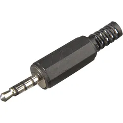 KS K4-25 - Klinkenstecker, 2,5 mm, Stereo, 4-pol