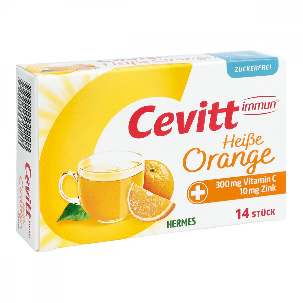HERMES Arzneimittel GmbH Cevitt immun heisse Orange zuckerfrei Granulat 15581965